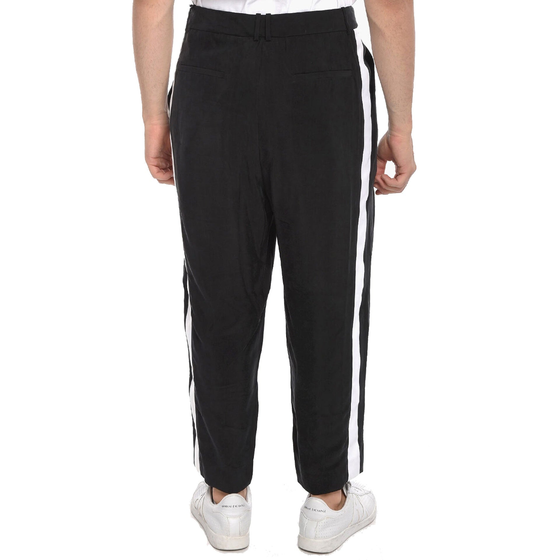 BALMAIN-OUTLET-SALE-Trouser Schwarz-ARCHIVIST