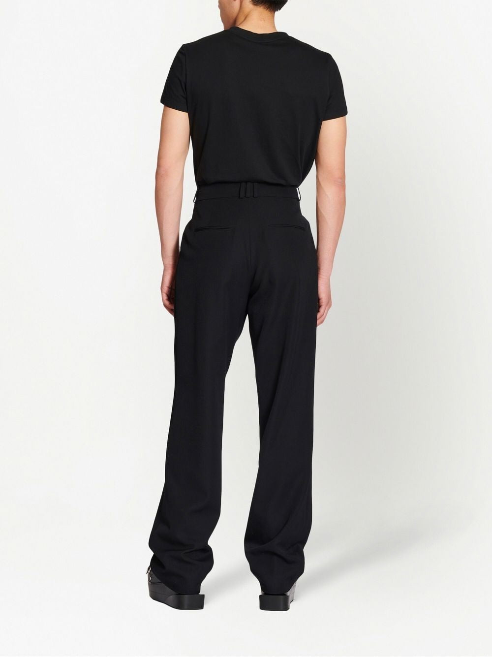 BALMAIN-OUTLET-SALE-Trouser Schwarz-ARCHIVIST