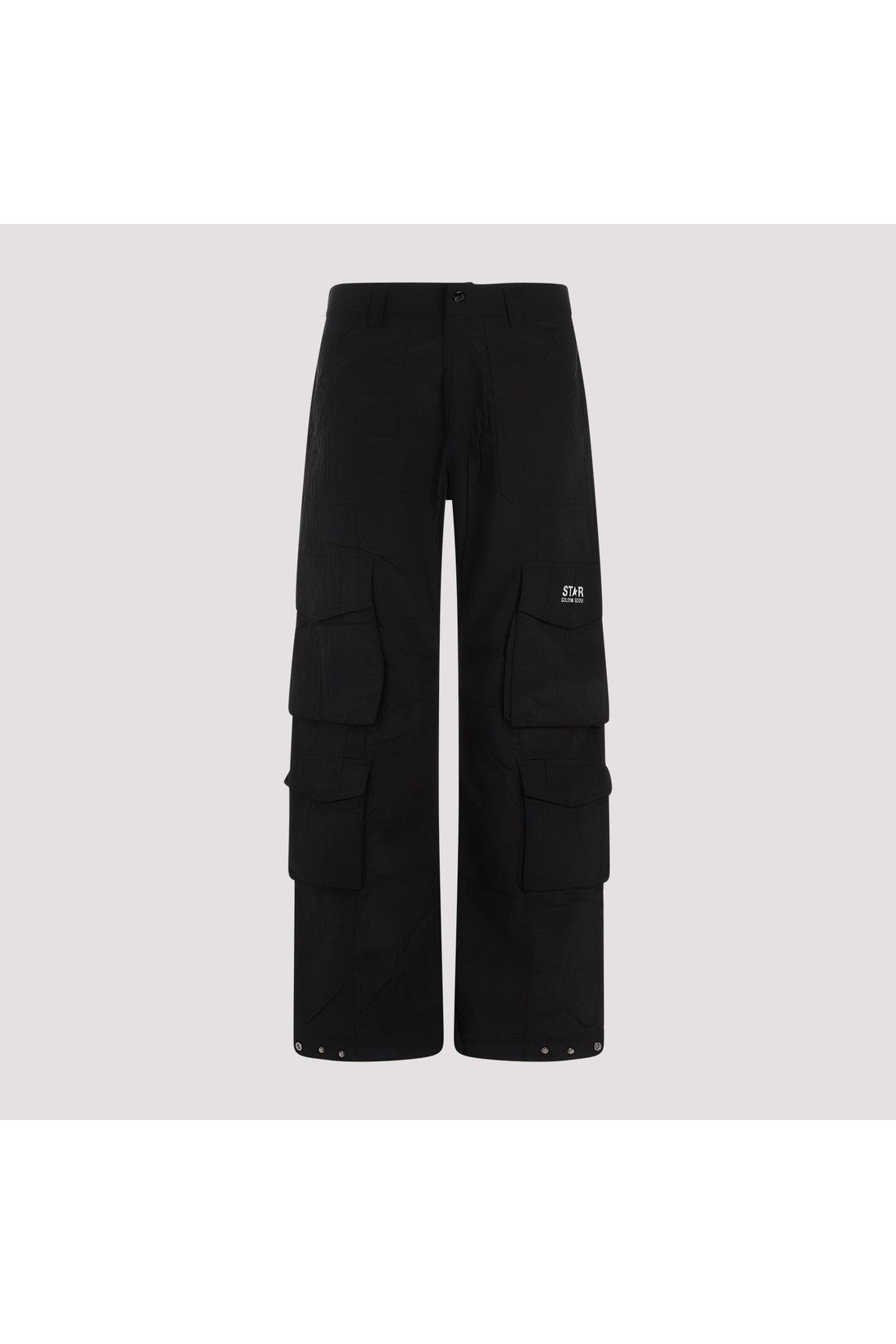 GOLDEN GOOSE-OUTLET-SALE-Trouser Schwarz-ARCHIVIST