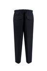 JIL SANDER-OUTLET-SALE-Trouser Schwarz-ARCHIVIST