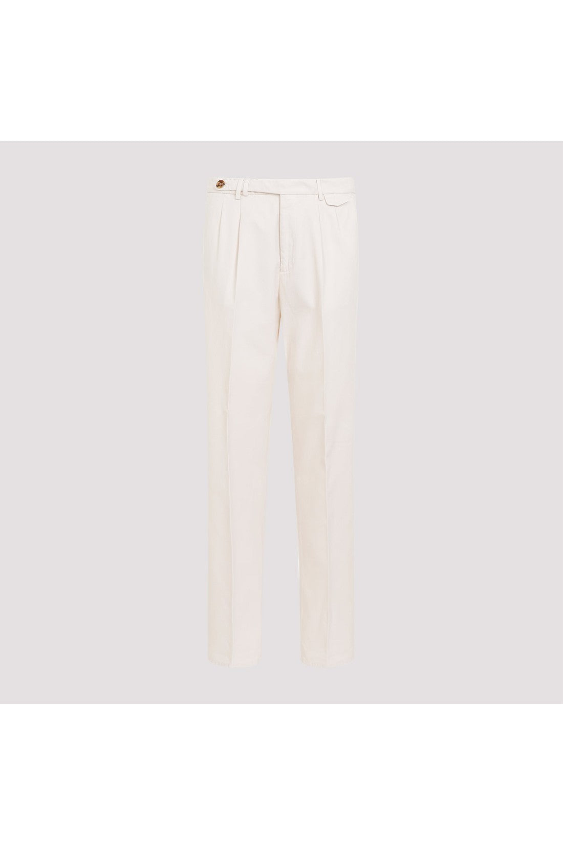 BRUNELLO CUCINELLI-OUTLET-SALE-Trouser Weiss-ARCHIVIST