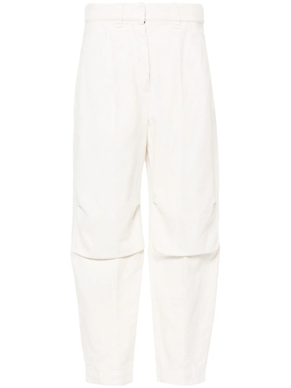 BRUNELLO CUCINELLI-OUTLET-SALE-Trouser Weiss-ARCHIVIST