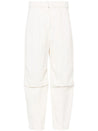 BRUNELLO CUCINELLI-OUTLET-SALE-Trouser Weiss-ARCHIVIST