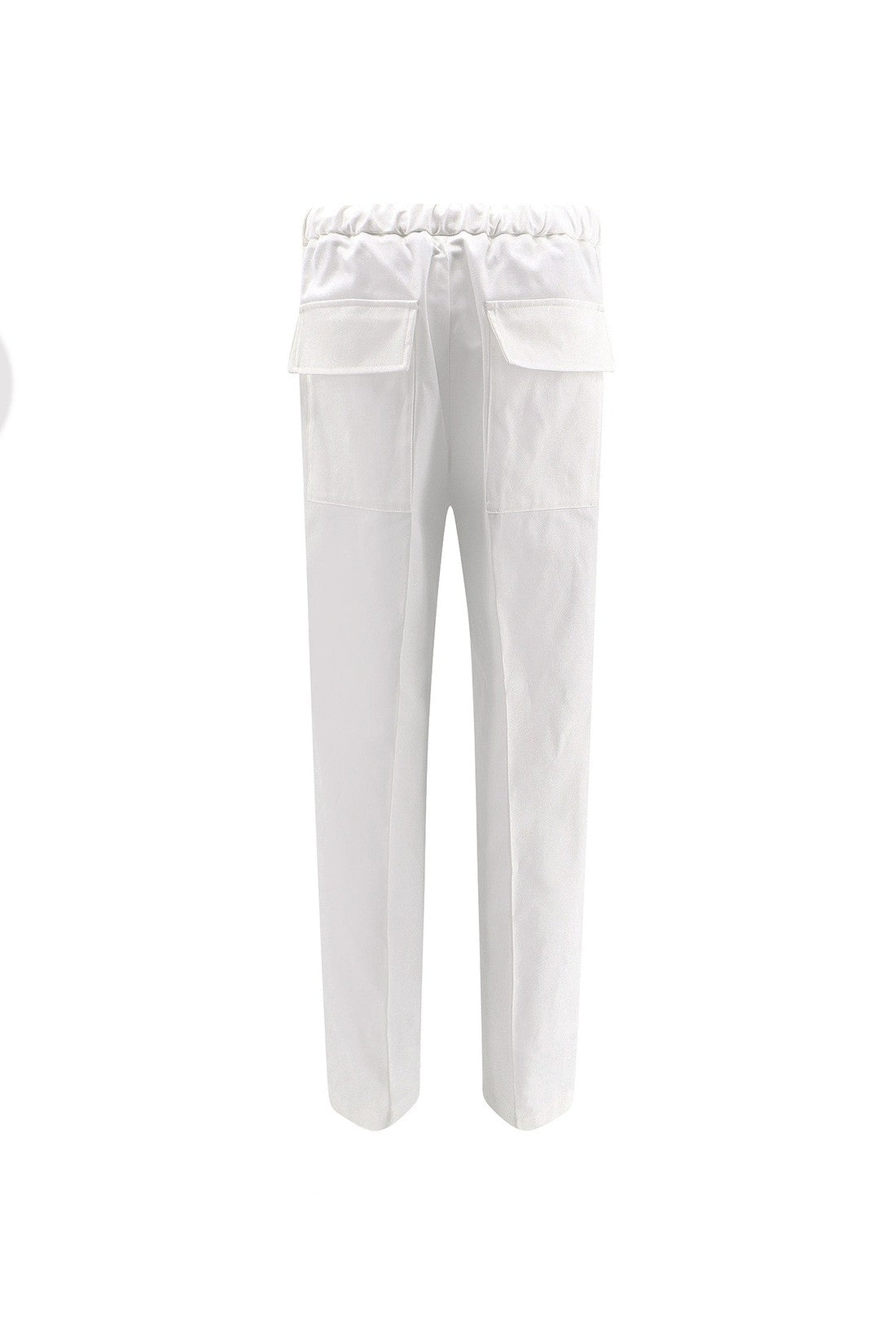 JIL SANDER-OUTLET-SALE-Trouser Weiss-ARCHIVIST