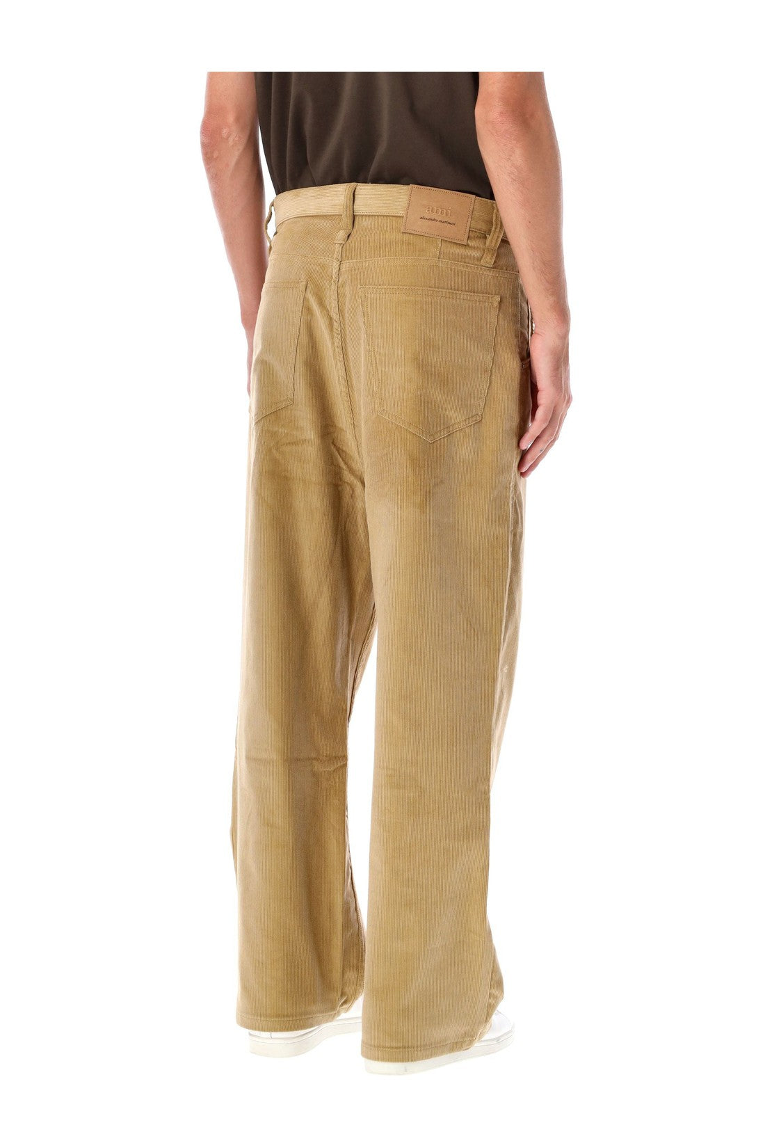 AMI PARIS-OUTLET-SALE-Trousers BEIGE-ARCHIVIST