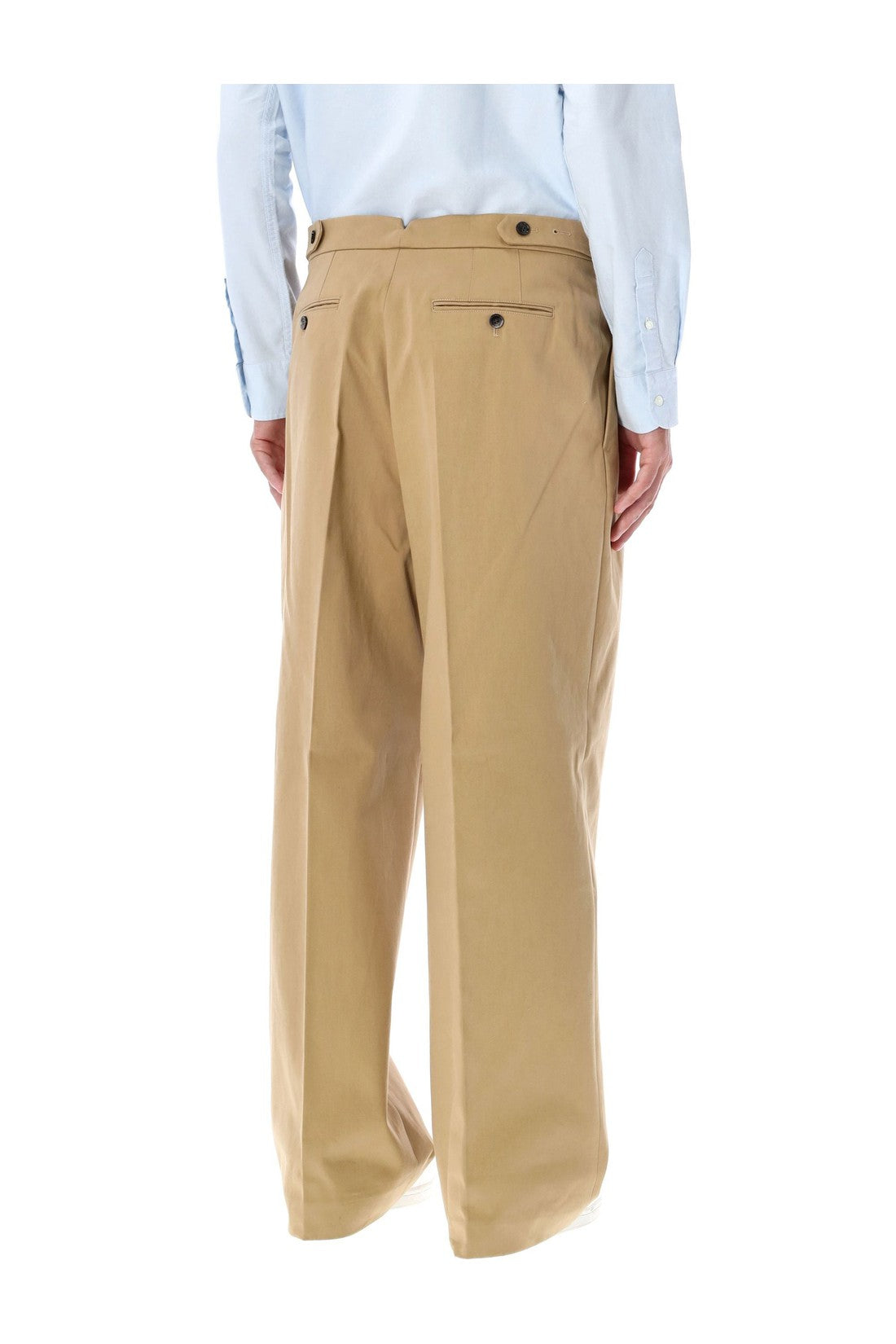 AMI PARIS-OUTLET-SALE-Trousers BEIGE-ARCHIVIST