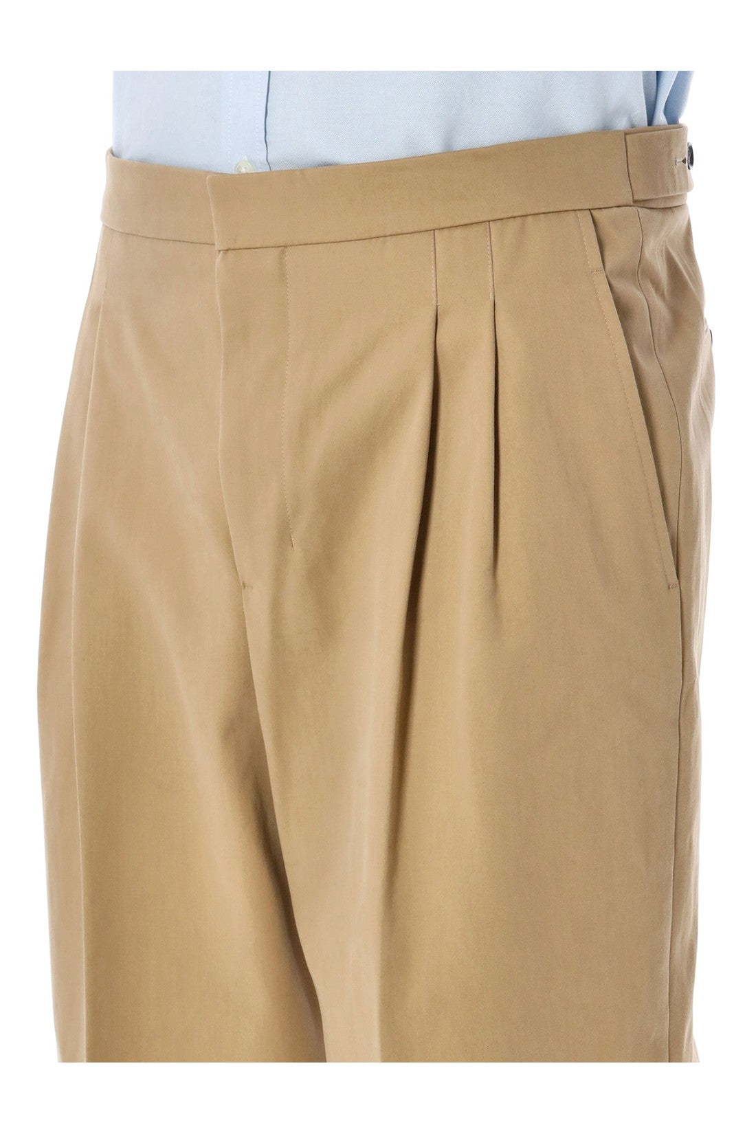 AMI PARIS-OUTLET-SALE-Trousers BEIGE-ARCHIVIST