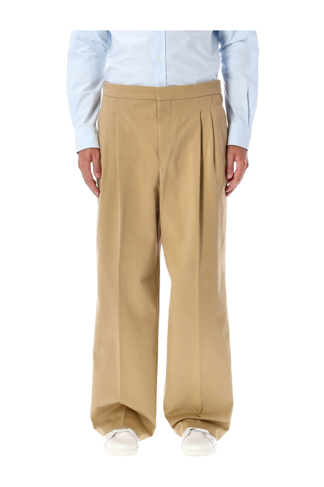 AMI PARIS-OUTLET-SALE-Trousers BEIGE-ARCHIVIST