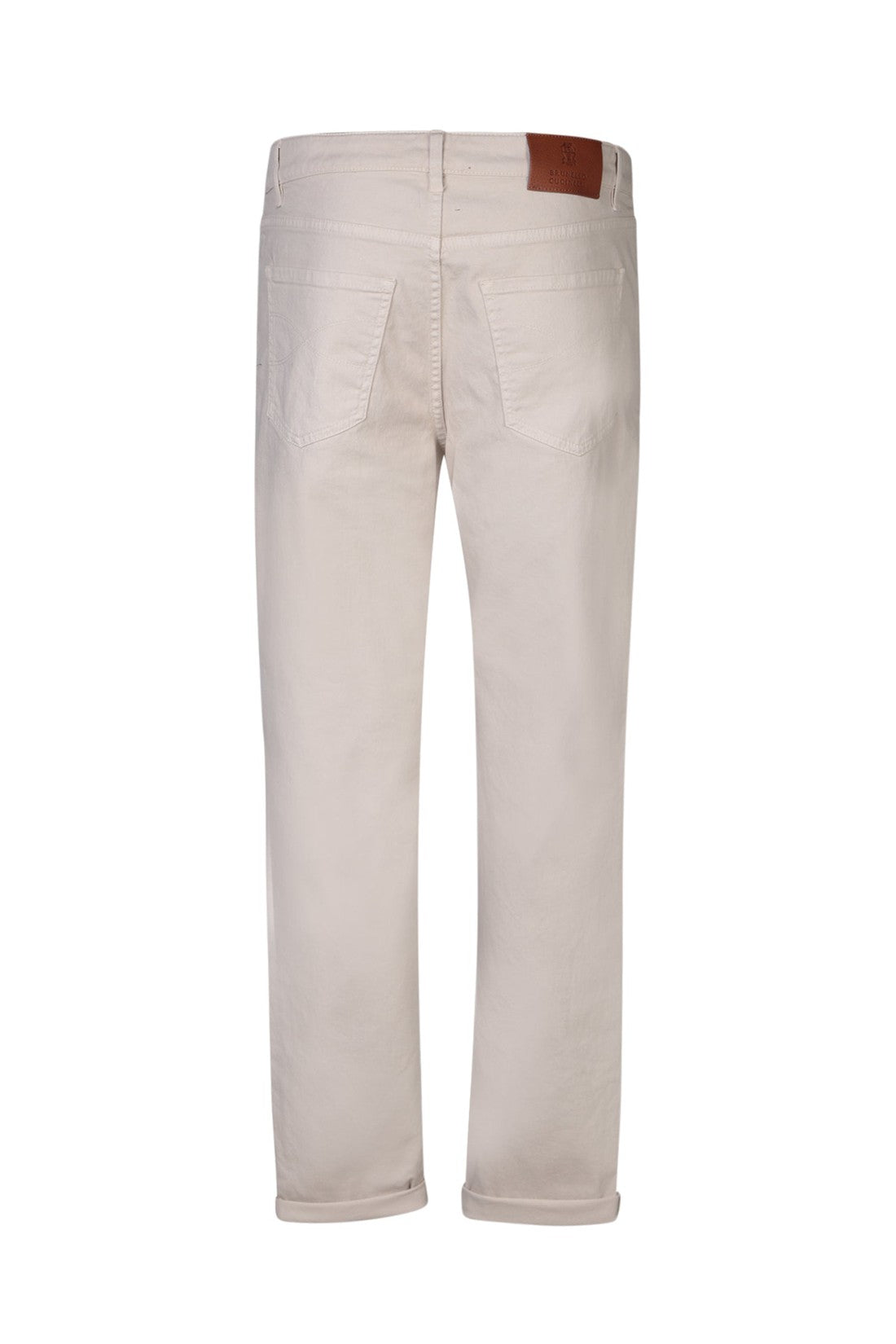 BRUNELLO CUCINELLI-OUTLET-SALE-Trousers BEIGE-ARCHIVIST