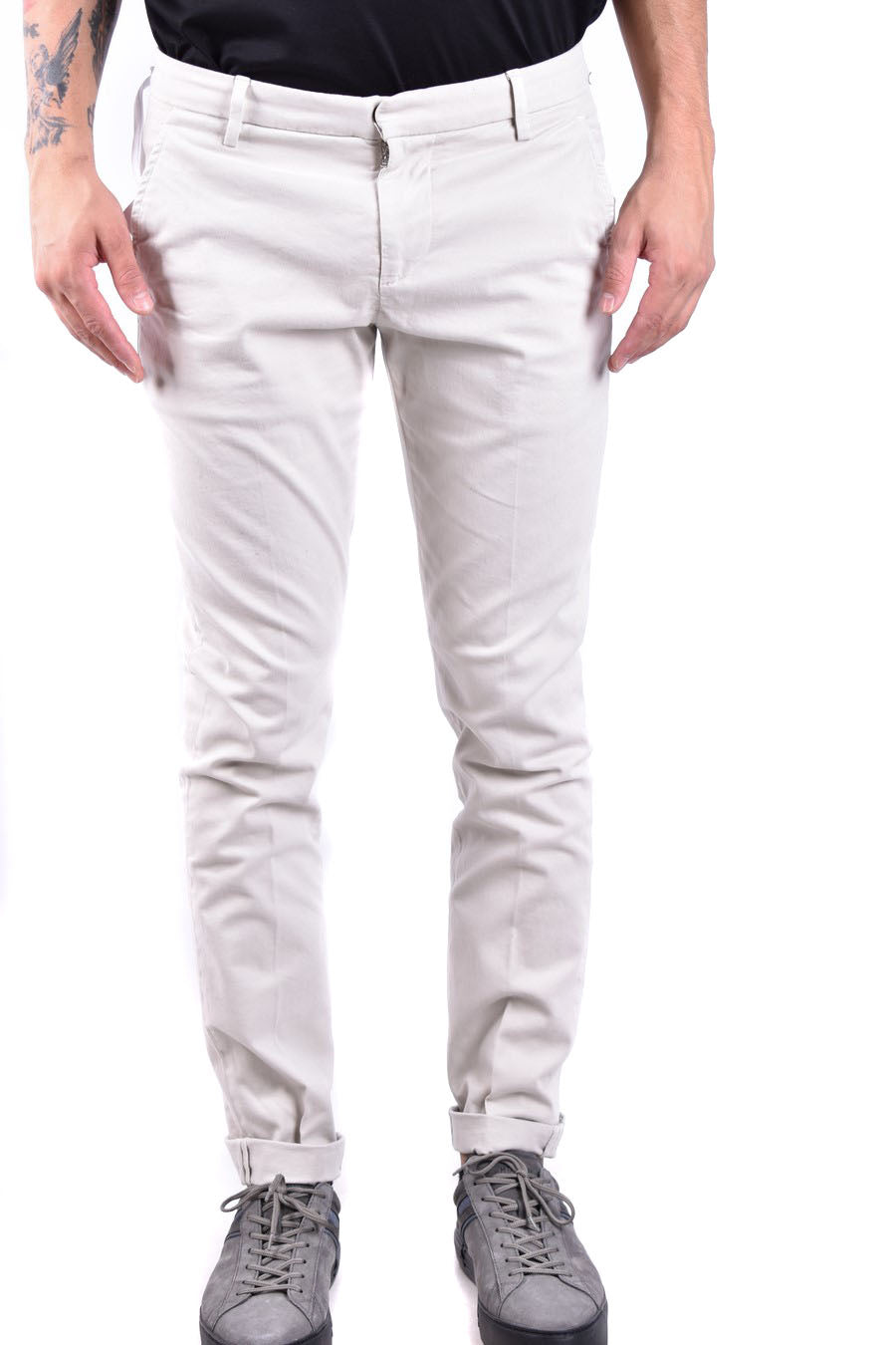 DONDUP-OUTLET-SALE-Trousers BEIGE-ARCHIVIST