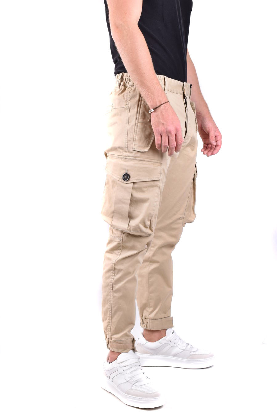 DSQUARED2-OUTLET-SALE-Trousers BEIGE-ARCHIVIST