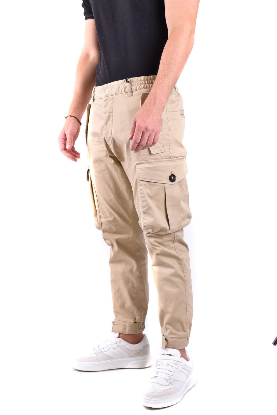 DSQUARED2-OUTLET-SALE-Trousers BEIGE-ARCHIVIST