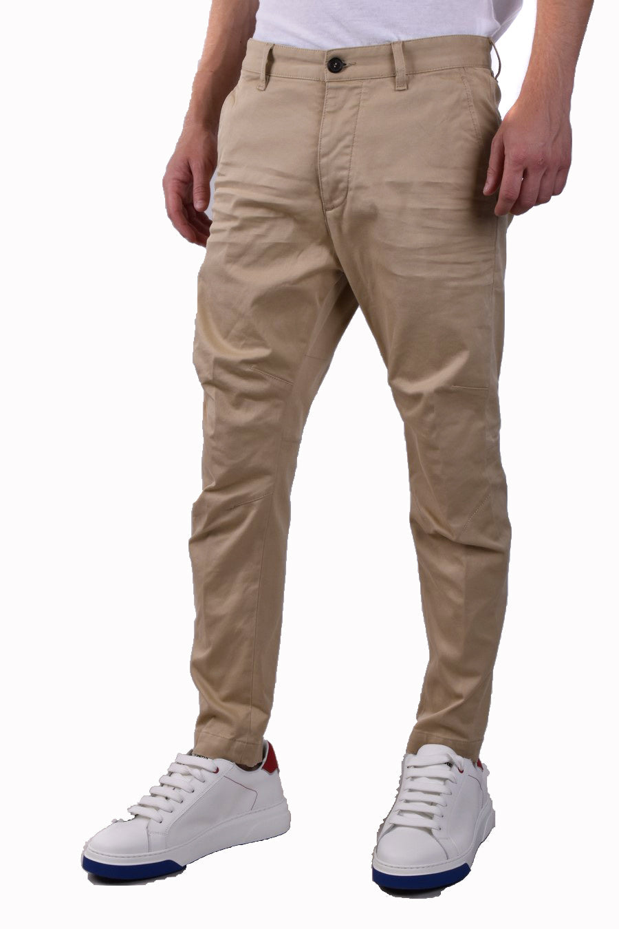 DSQUARED2-OUTLET-SALE-Trousers BEIGE-ARCHIVIST