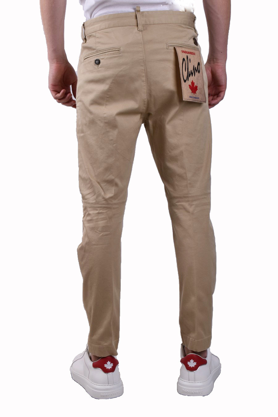 DSQUARED2-OUTLET-SALE-Trousers BEIGE-ARCHIVIST