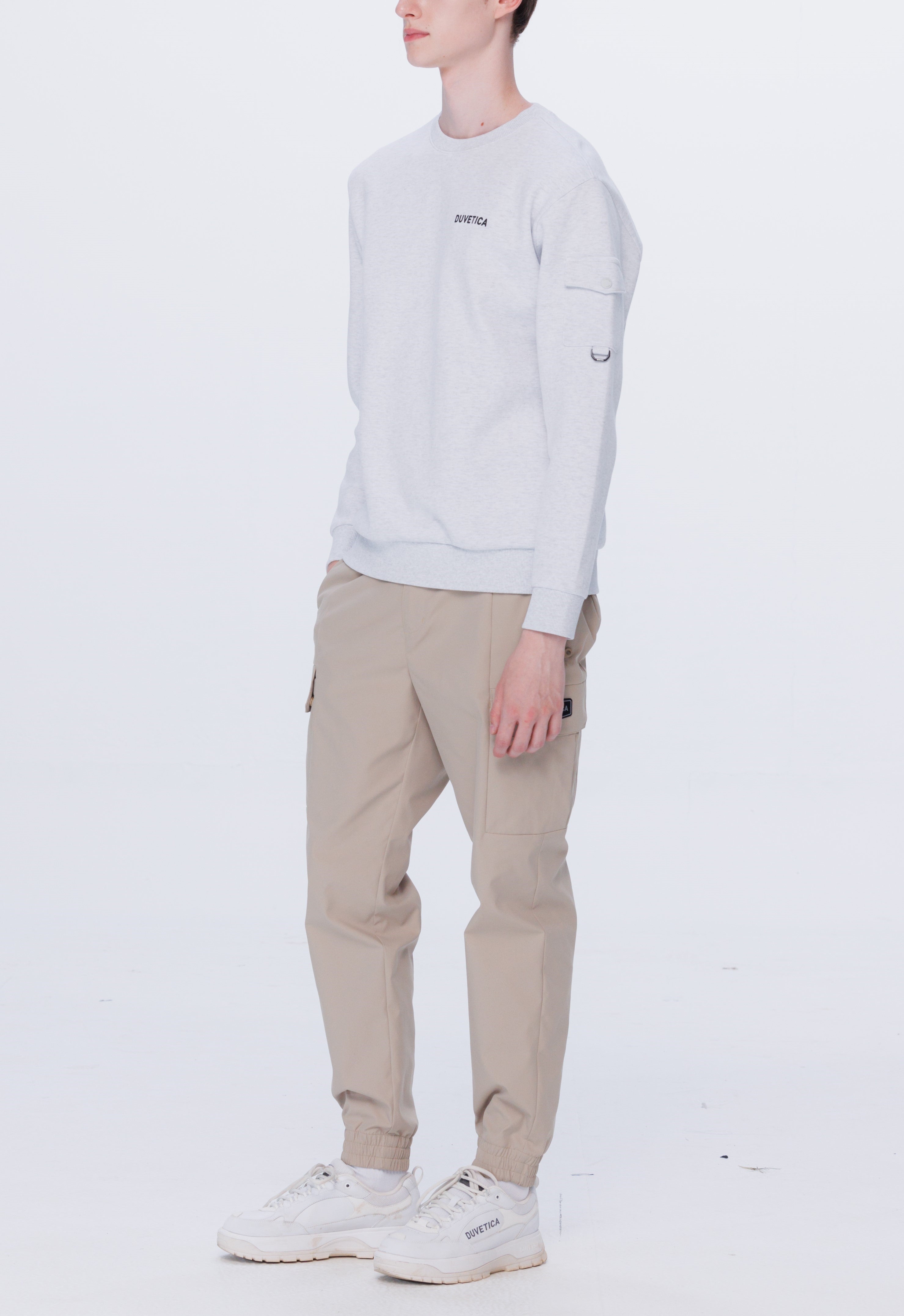 DUVETICA-OUTLET-SALE-Trousers BEIGE-ARCHIVIST