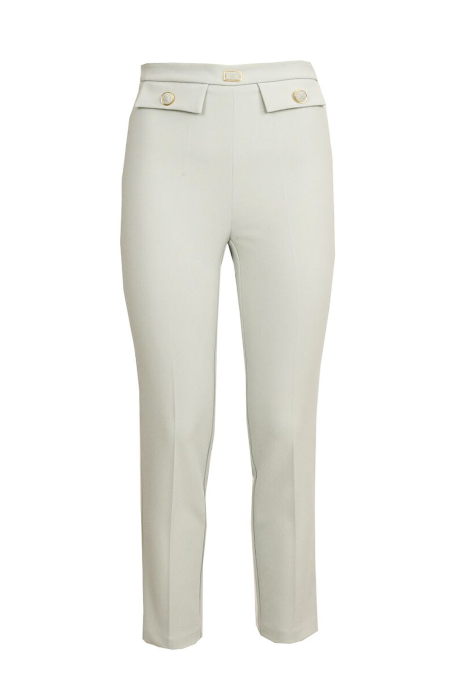 Elisabetta Franchi-OUTLET-SALE-Trousers BEIGE-ARCHIVIST