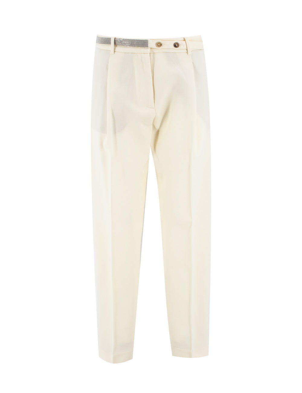 Fabiana Filippi-OUTLET-SALE-Trousers BEIGE-ARCHIVIST