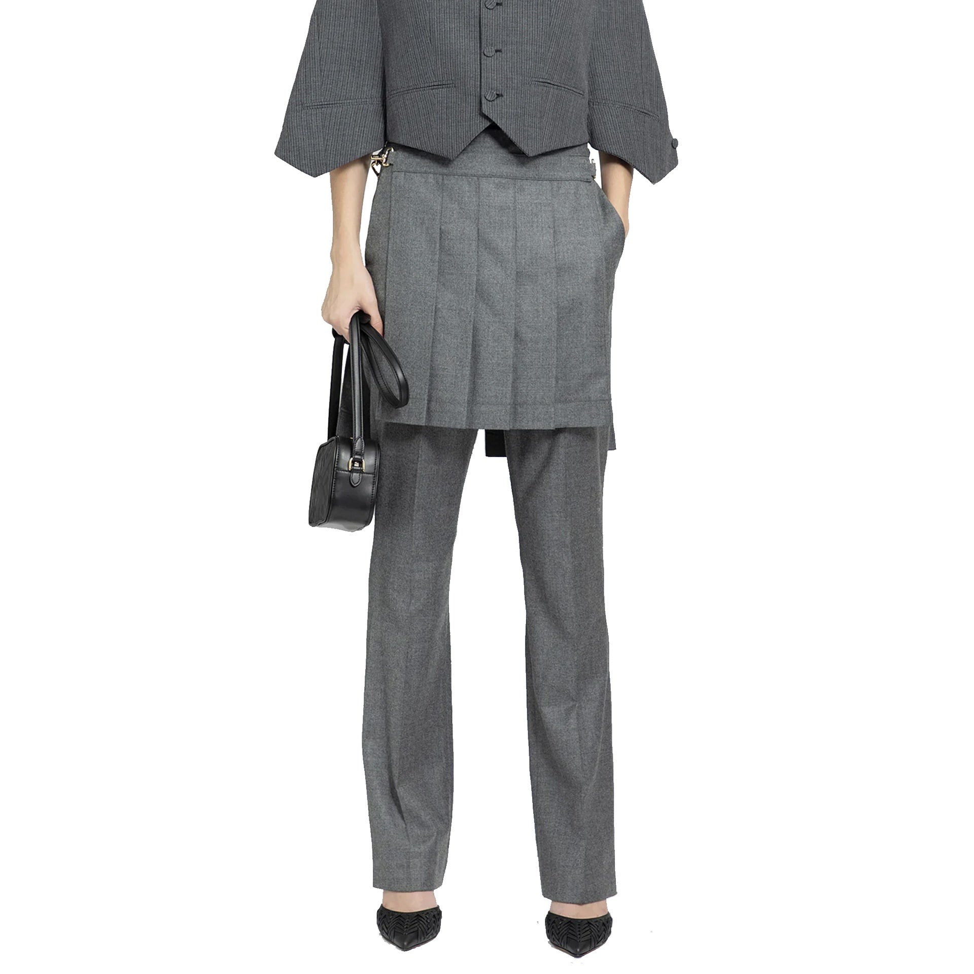 FENDI-OUTLET-SALE-Trousers BEIGE-ARCHIVIST