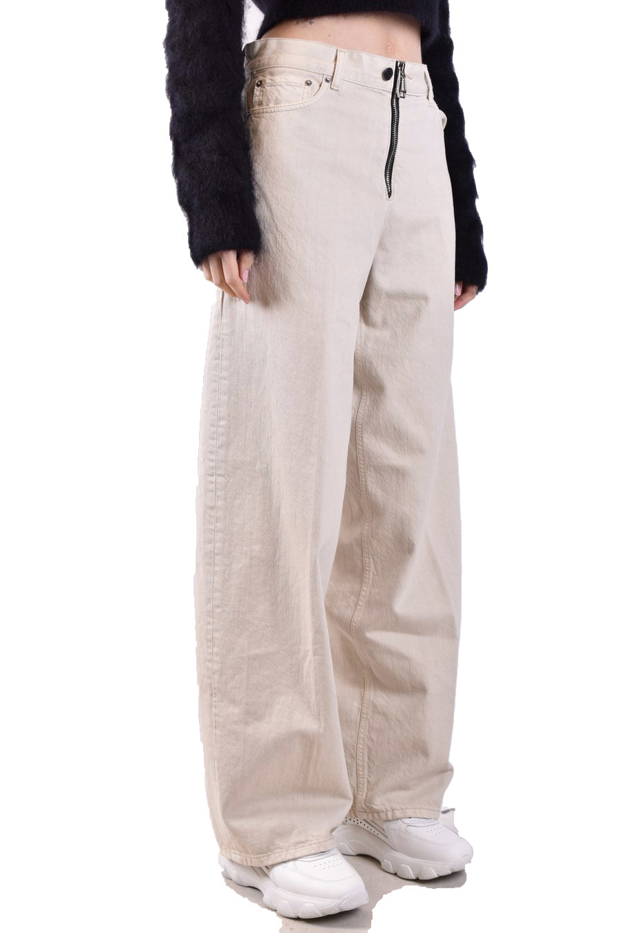 HAIKURE-OUTLET-SALE-Trousers BEIGE-ARCHIVIST