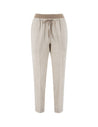 Le Tricot Perugia-OUTLET-SALE-Trousers BEIGE-ARCHIVIST