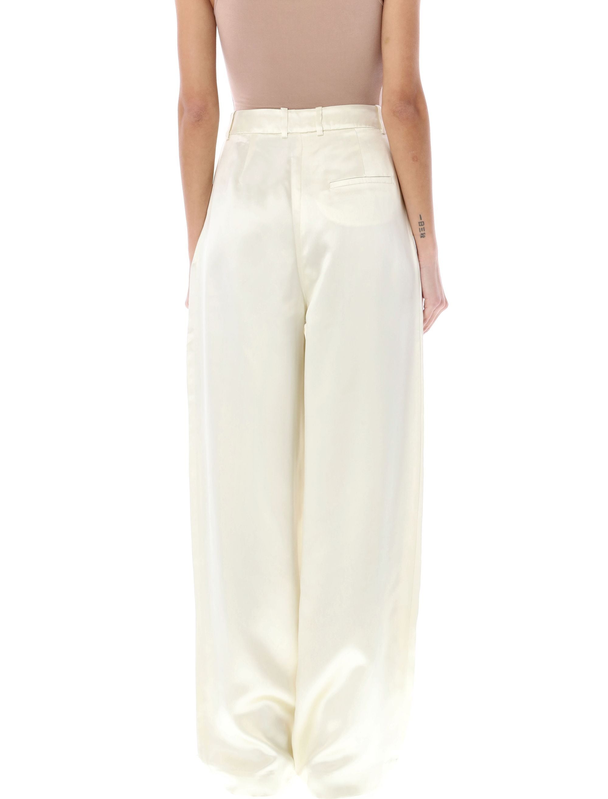 LOULOU-OUTLET-SALE-Trousers BEIGE-ARCHIVIST