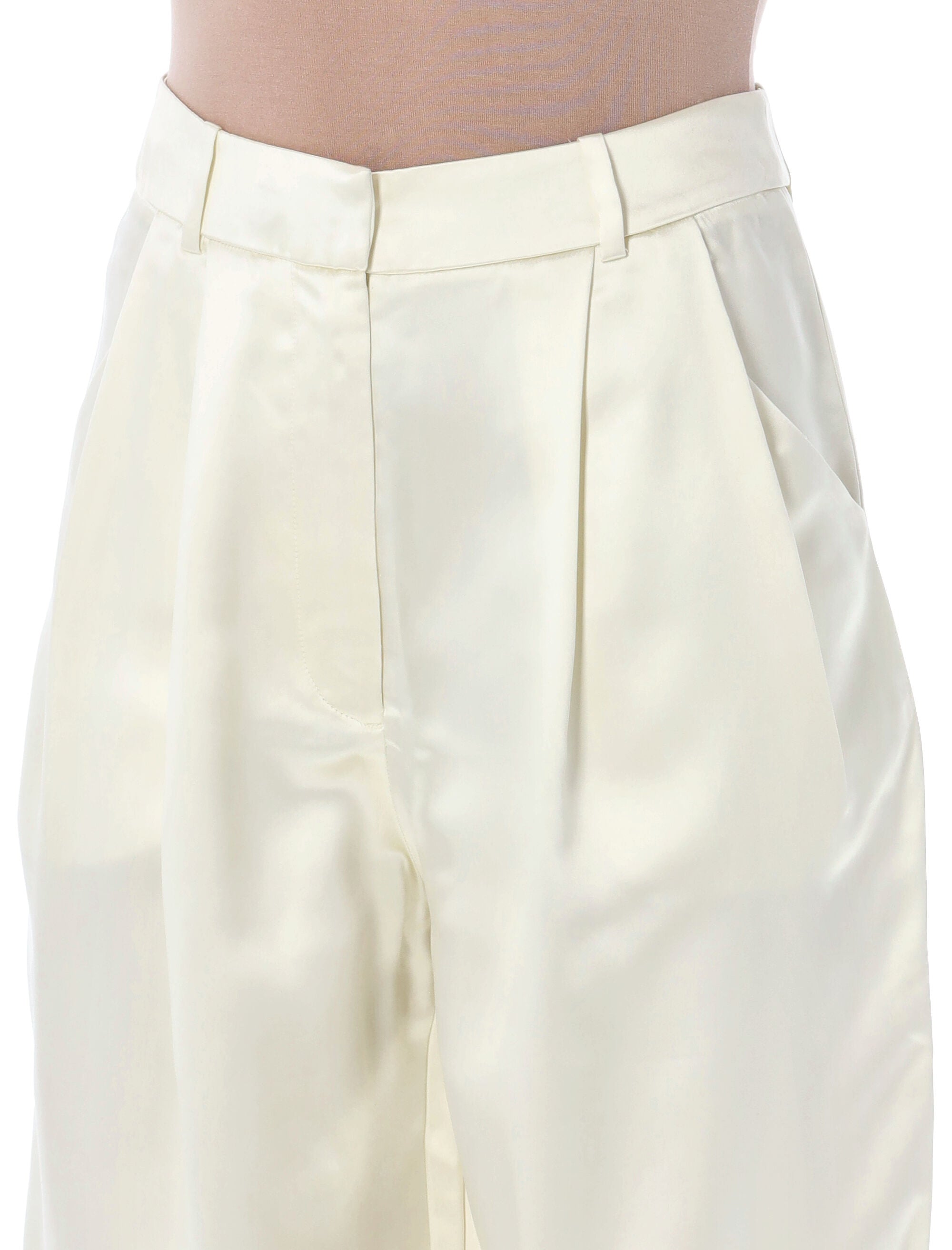 LOULOU-OUTLET-SALE-Trousers BEIGE-ARCHIVIST