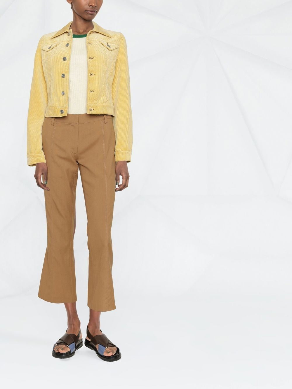 MARNI-OUTLET-SALE-Trousers BEIGE-ARCHIVIST