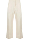 MSGM-OUTLET-SALE-Trousers BEIGE-ARCHIVIST