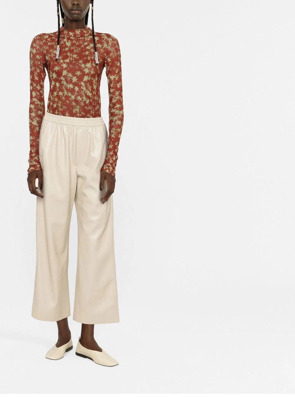 NANUSHKA-OUTLET-SALE-Trousers BEIGE-ARCHIVIST