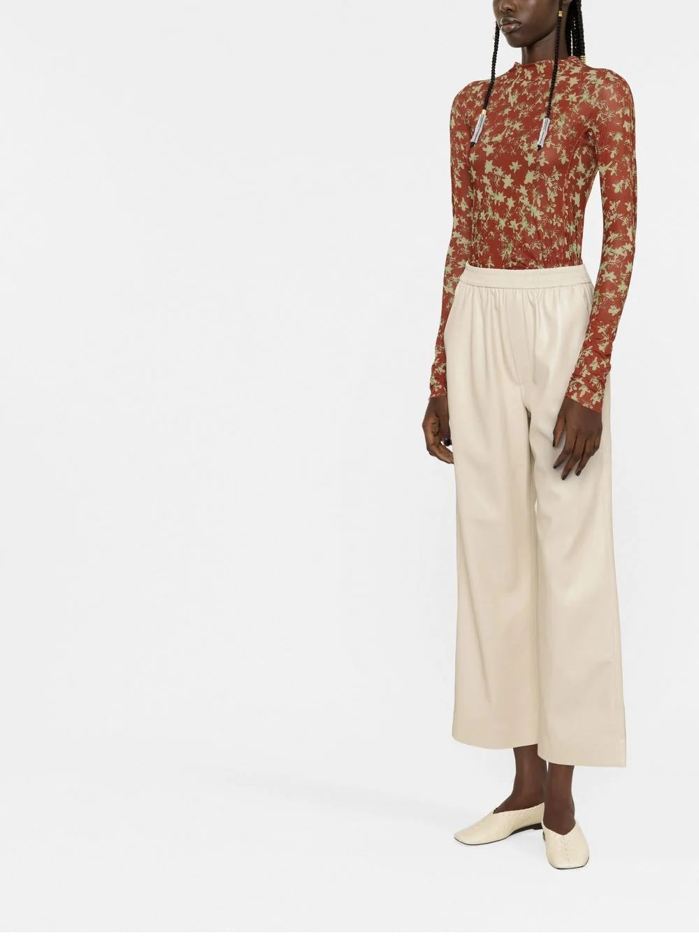 NANUSHKA-OUTLET-SALE-Trousers BEIGE-ARCHIVIST