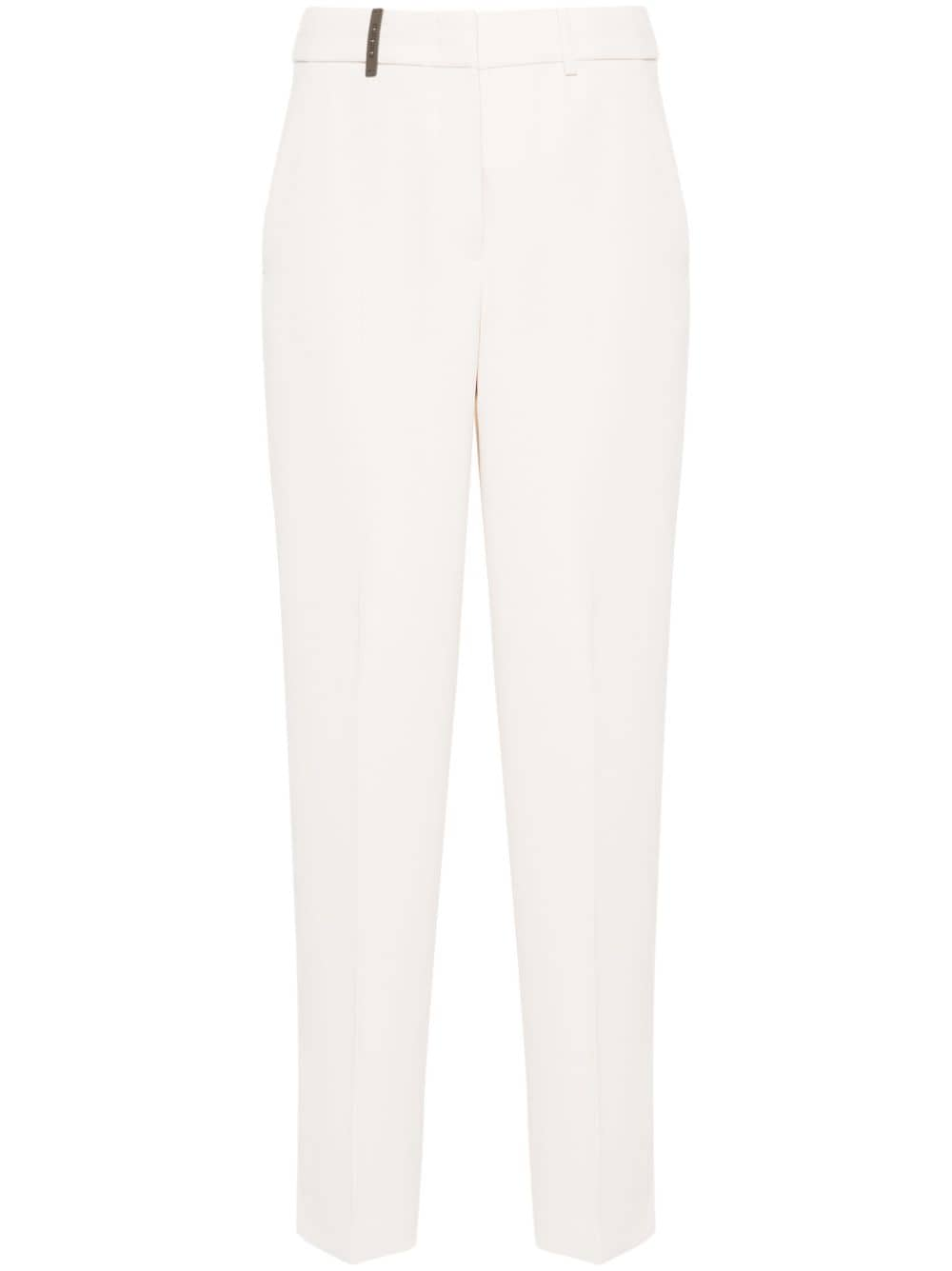 Peserico-OUTLET-SALE-Trousers BEIGE-ARCHIVIST