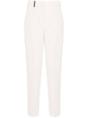 Peserico-OUTLET-SALE-Trousers BEIGE-ARCHIVIST