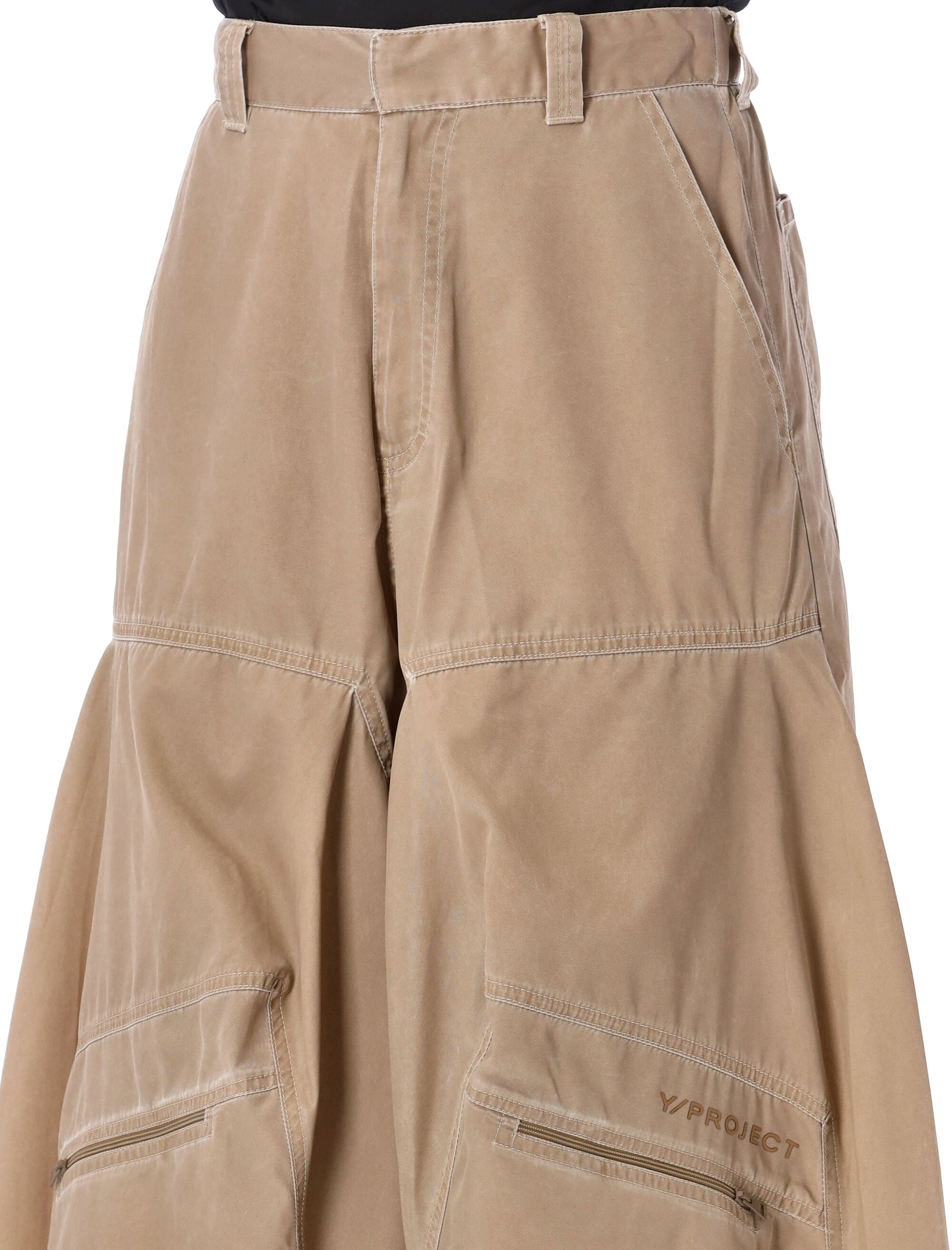 Y Project-OUTLET-SALE-Trousers BEIGE-ARCHIVIST