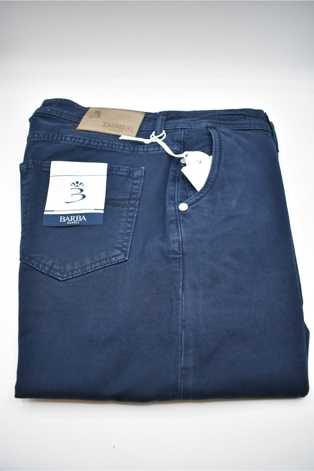 BARBA-OUTLET-SALE-Trousers BLAU-ARCHIVIST