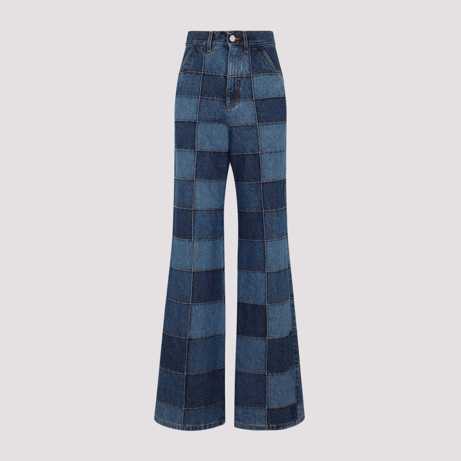 CHLOÉ-OUTLET-SALE-Trousers BLAU-ARCHIVIST