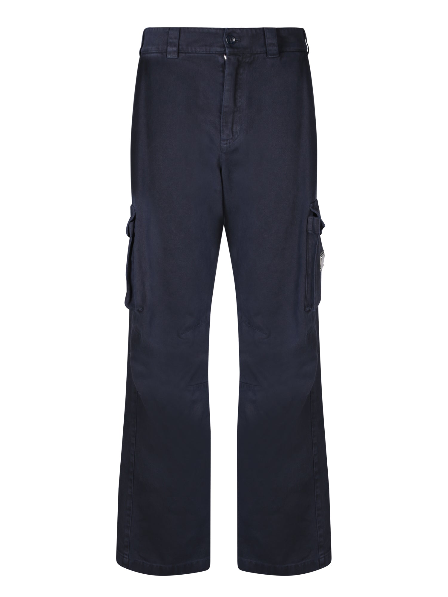 DOLCE & GABBANA-OUTLET-SALE-Trousers BLAU-ARCHIVIST