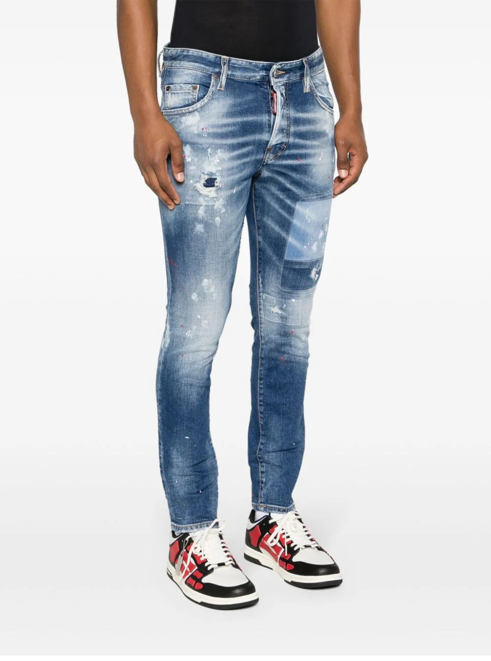 DSQUARED2-OUTLET-SALE-Trousers BLAU-ARCHIVIST