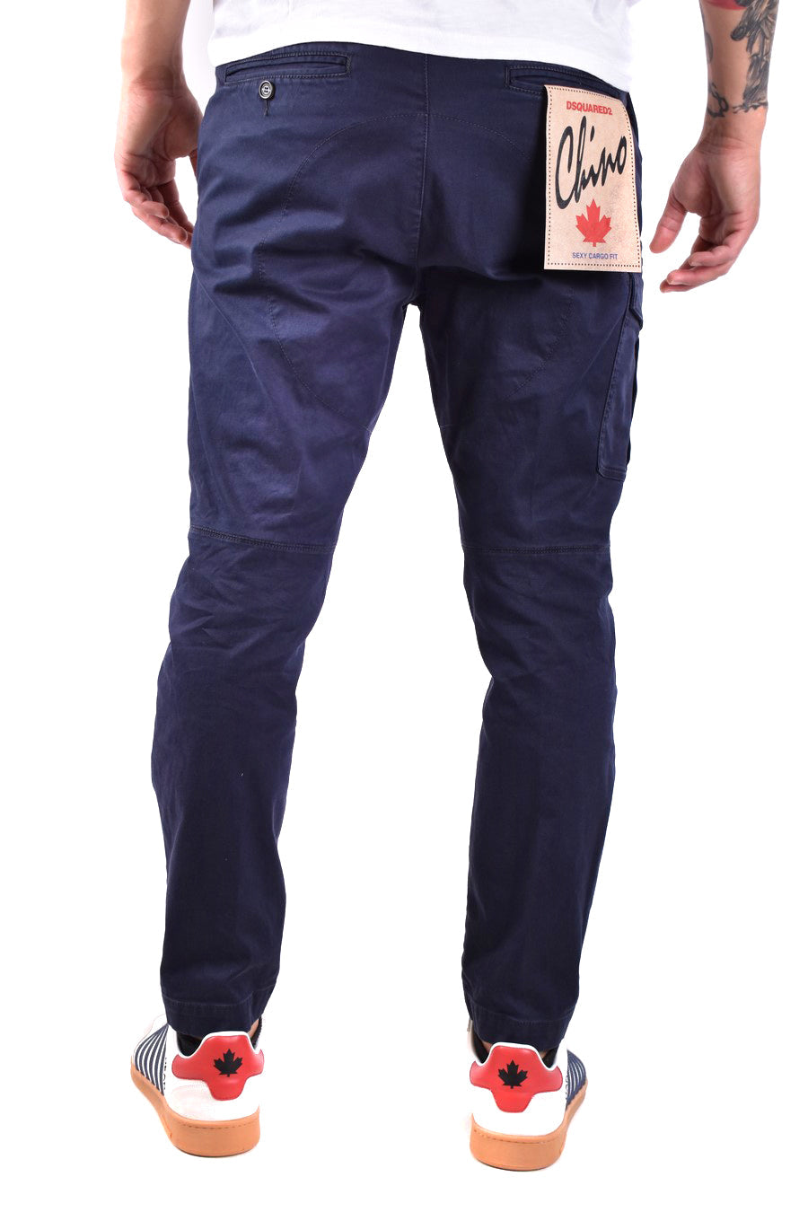 DSQUARED2-OUTLET-SALE-Trousers BLAU-ARCHIVIST