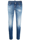 DSQUARED2-OUTLET-SALE-Trousers BLAU-ARCHIVIST