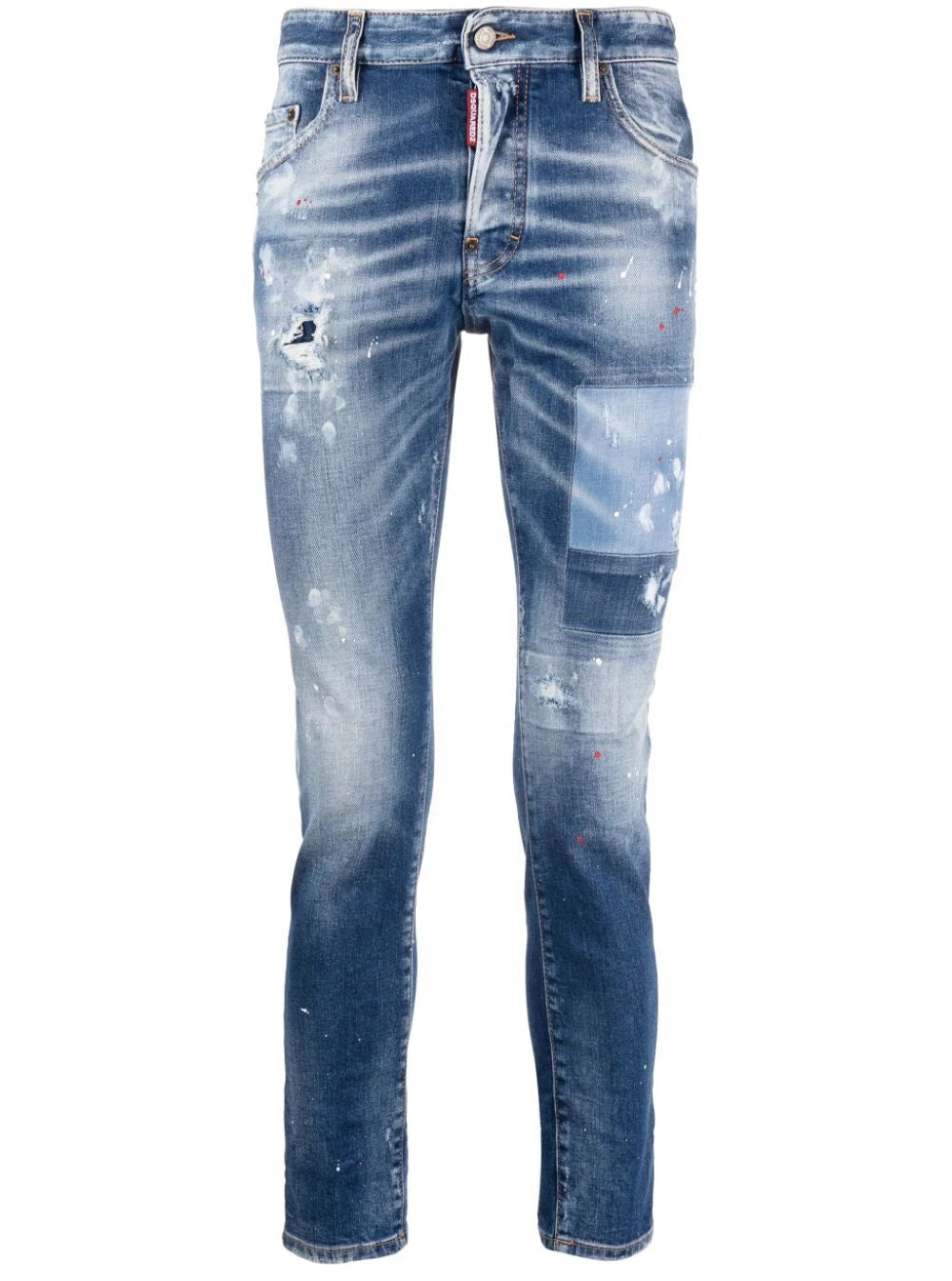 DSQUARED2-OUTLET-SALE-Trousers BLAU-ARCHIVIST