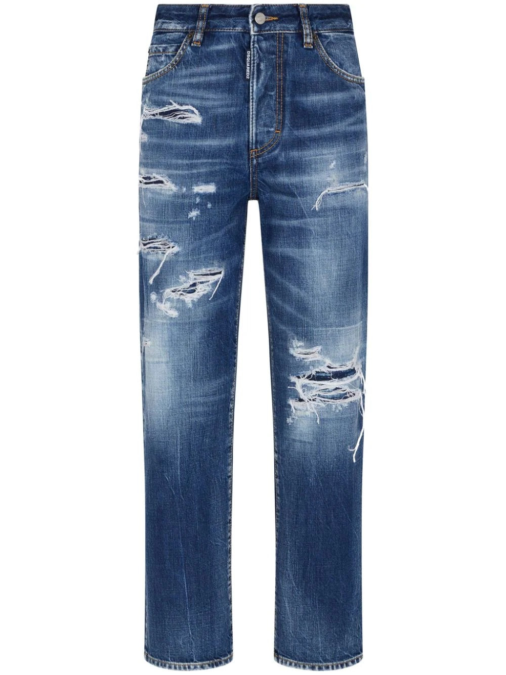 DSQUARED2-OUTLET-SALE-Trousers BLAU-ARCHIVIST