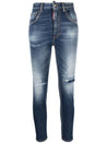 DSQUARED2-OUTLET-SALE-Trousers BLAU-ARCHIVIST