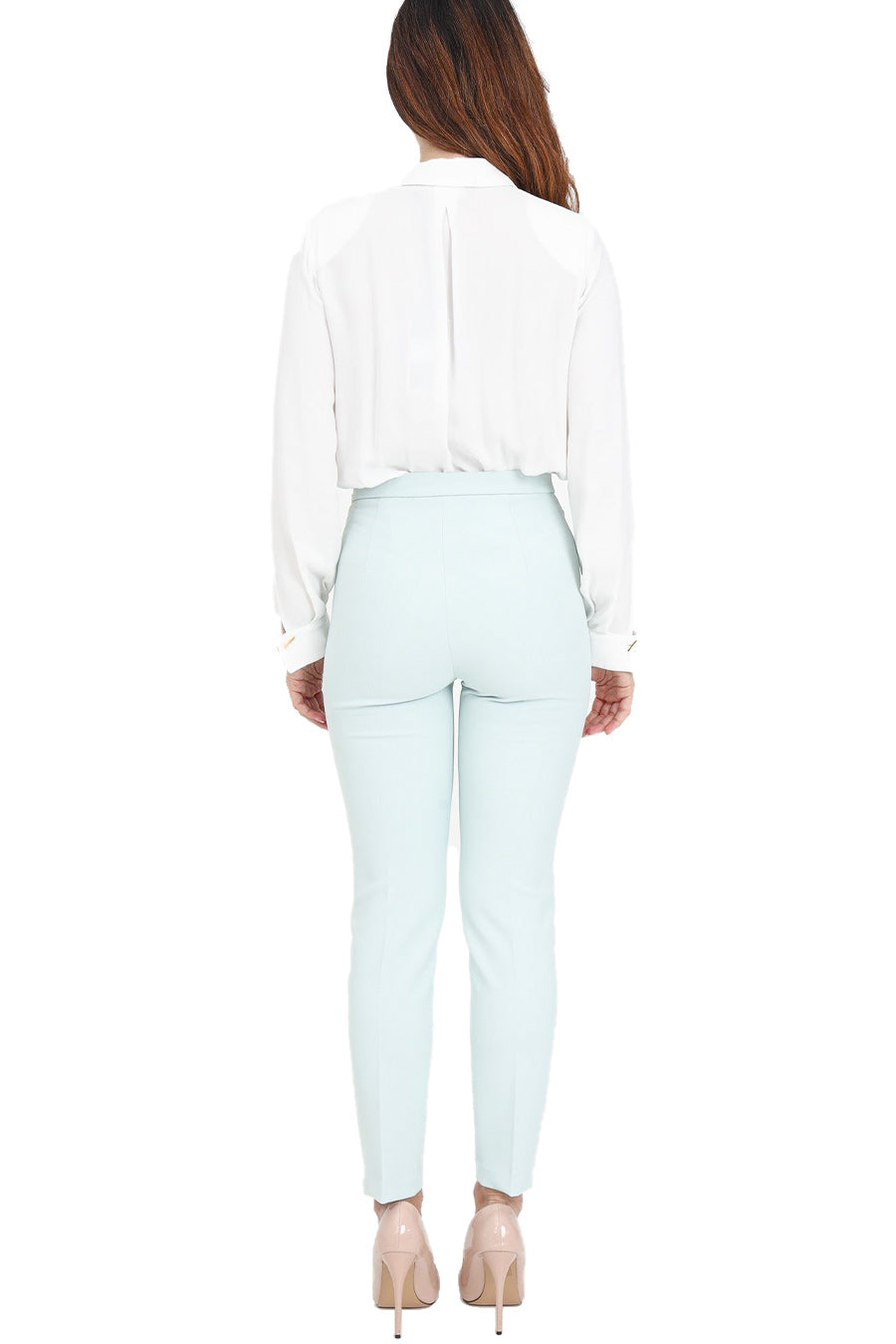 Elisabetta Franchi-OUTLET-SALE-Trousers BLAU-ARCHIVIST