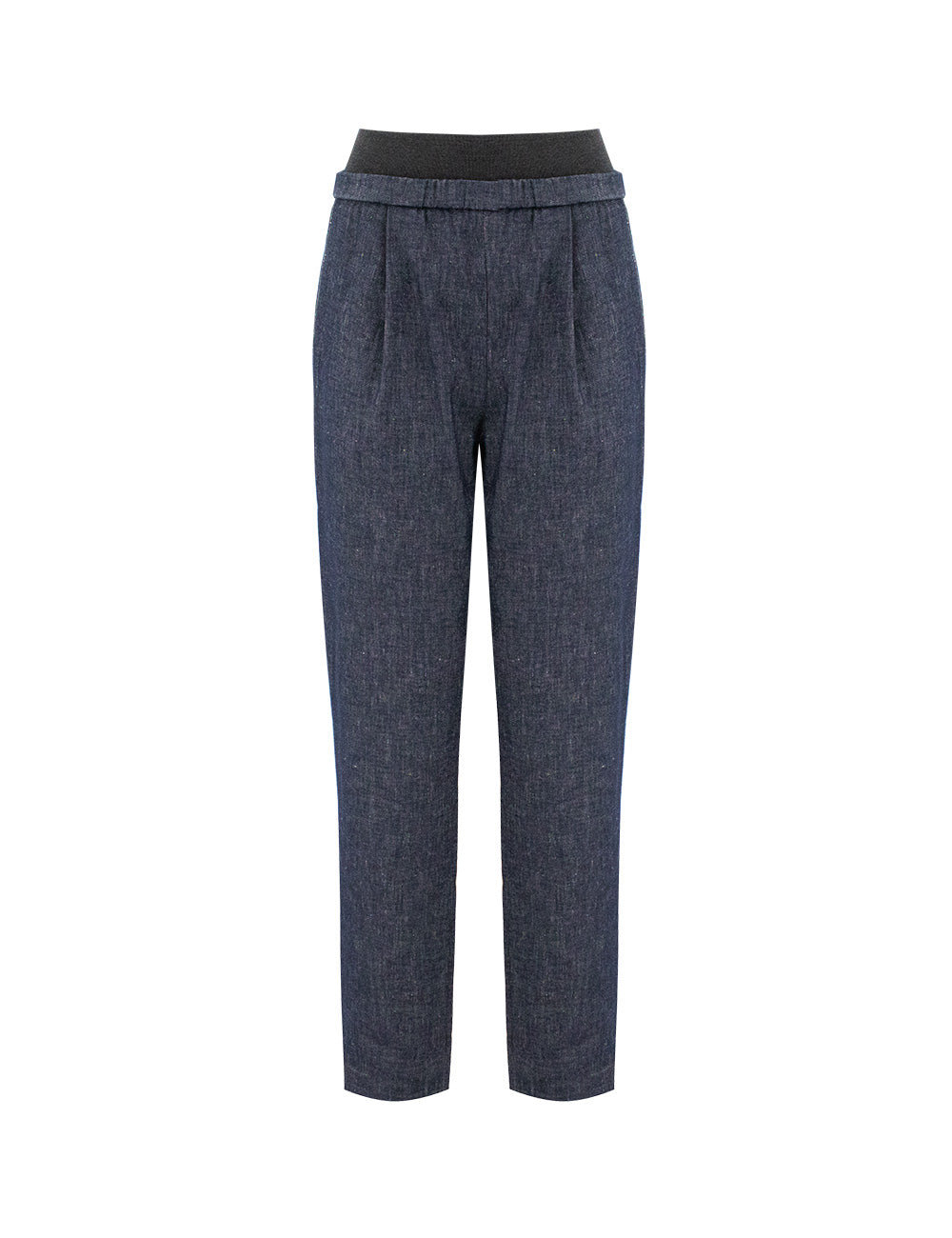 Fabiana Filippi-OUTLET-SALE-Trousers BLAU-ARCHIVIST