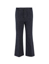 Fabiana Filippi-OUTLET-SALE-Trousers BLAU-ARCHIVIST