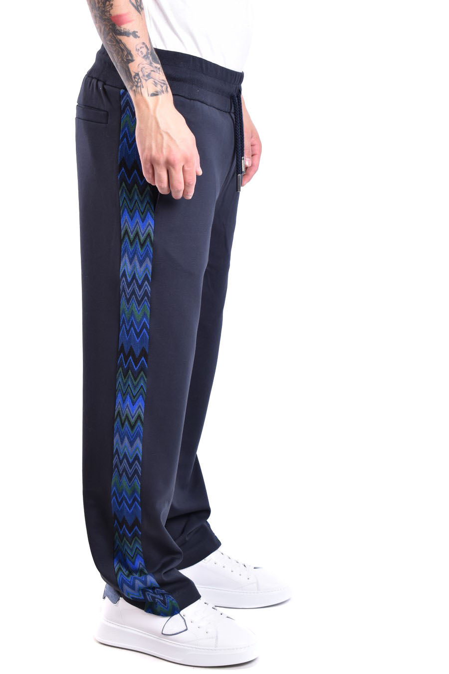 MISSONI-OUTLET-SALE-Trousers BLAU-ARCHIVIST