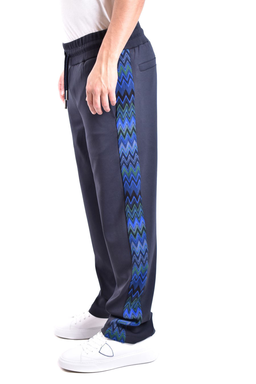 MISSONI-OUTLET-SALE-Trousers BLAU-ARCHIVIST