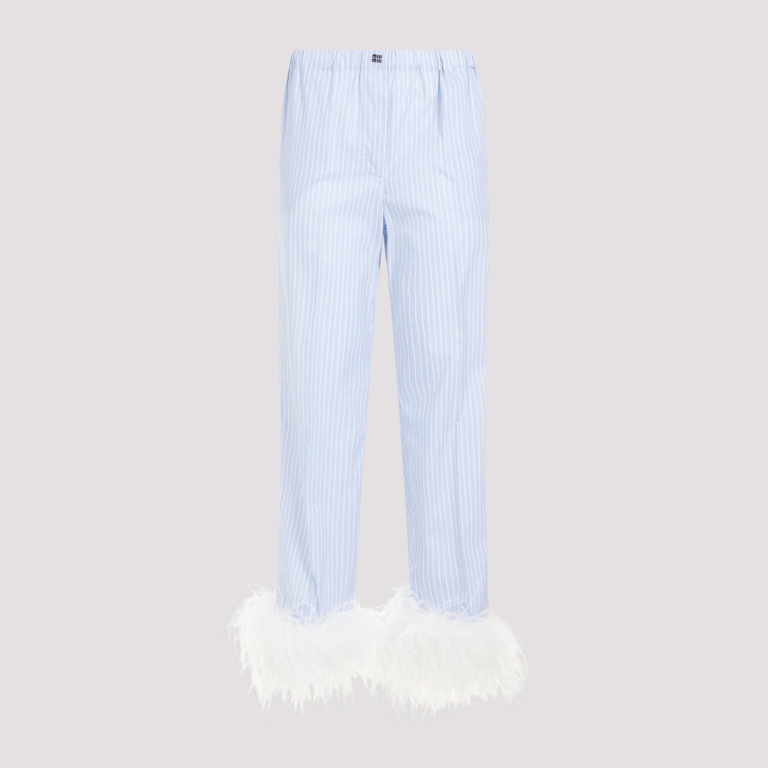 Miu Miu-OUTLET-SALE-Trousers BLAU-ARCHIVIST