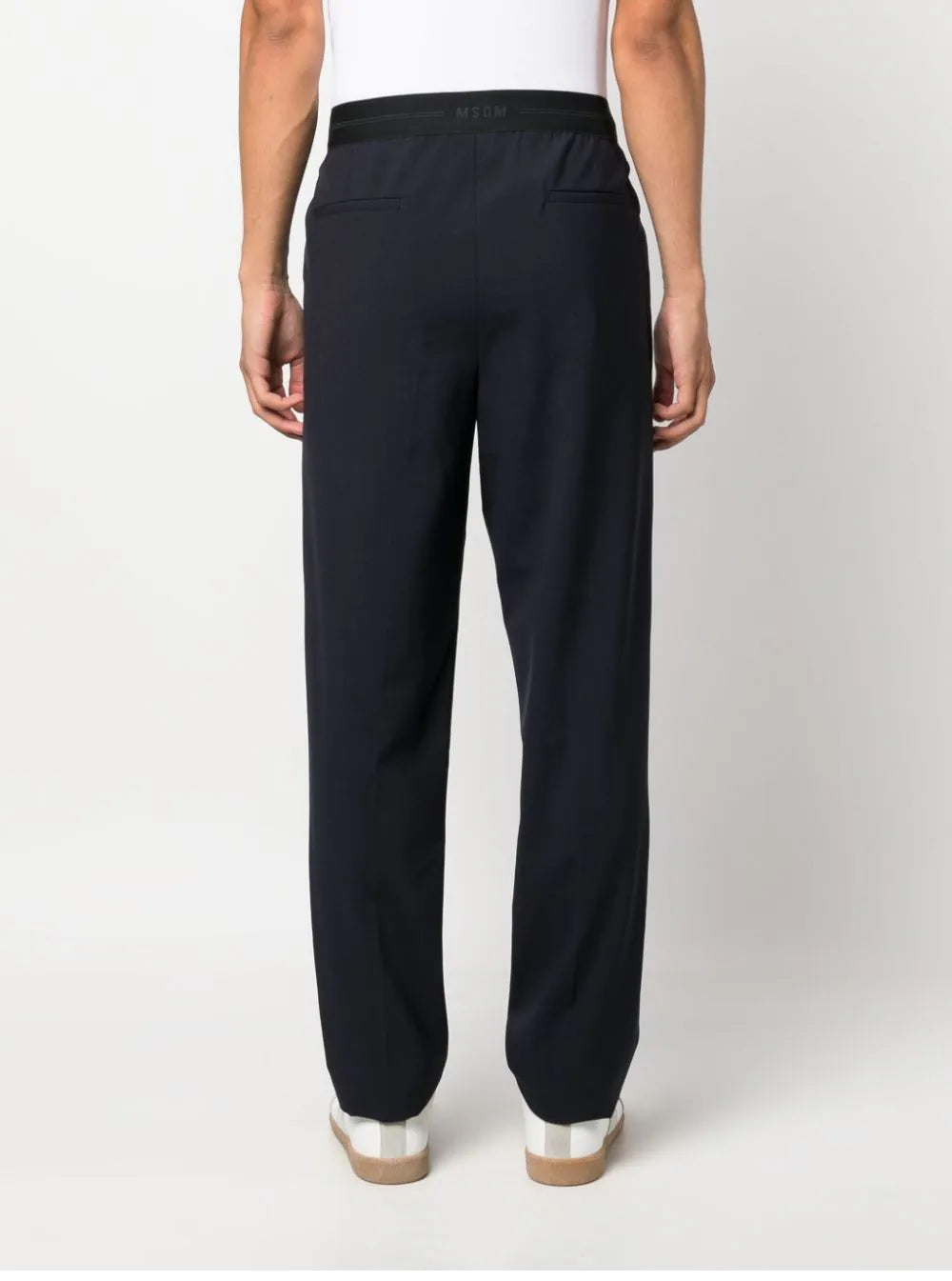 MSGM-OUTLET-SALE-Trousers BLAU-ARCHIVIST