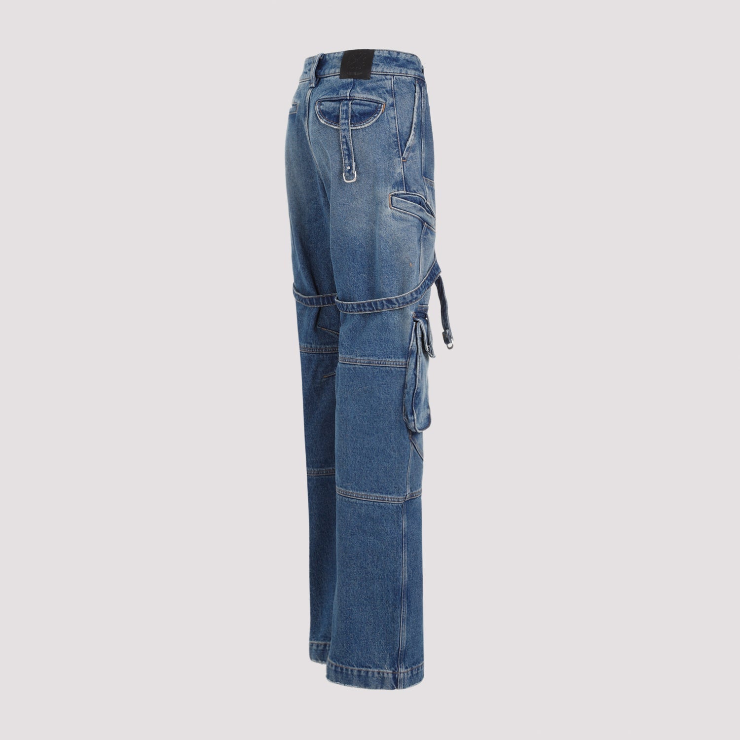 OFF-WHITE-OUTLET-SALE-Trousers BLAU-ARCHIVIST